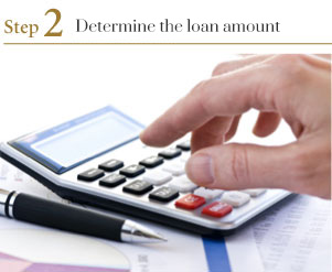 Step 2 Determine the loan amount